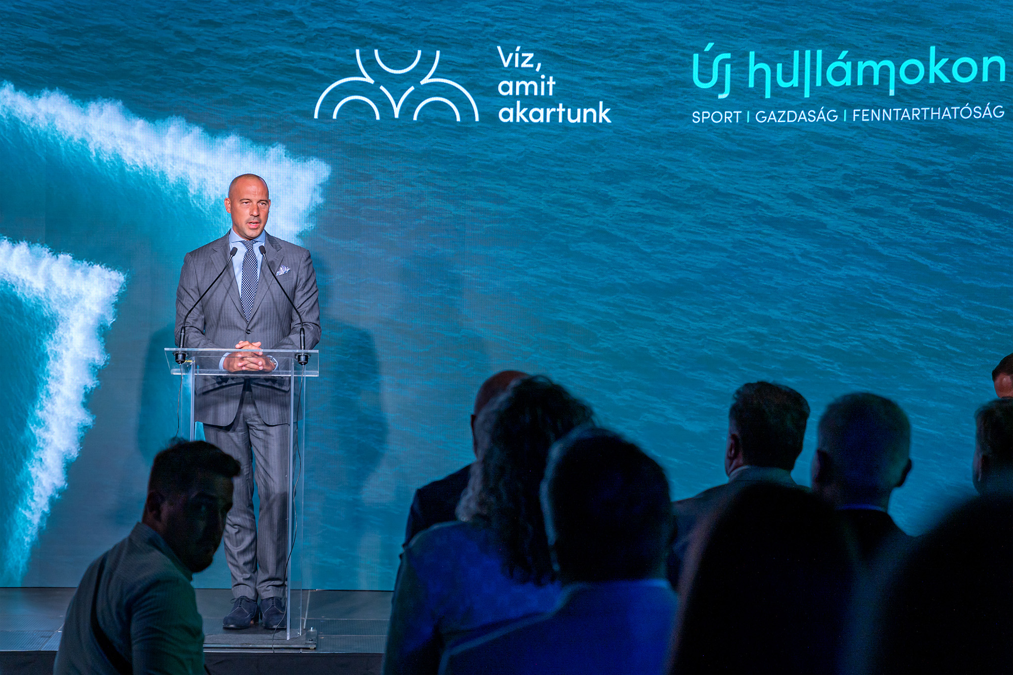 Dr Ádám Schmidt, State Secretary for Sport, praised the role played by Széchenyi István University in sport. (Photo: András Adorján)